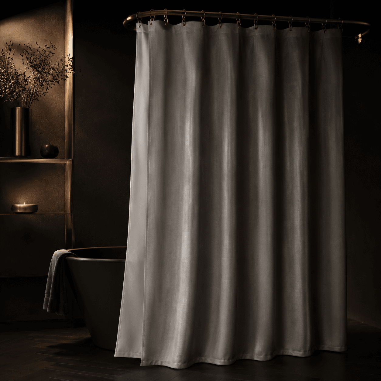Waterproof Shower Curtain & Liner